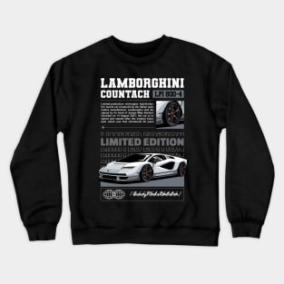 Iconic Countach Car Crewneck Sweatshirt